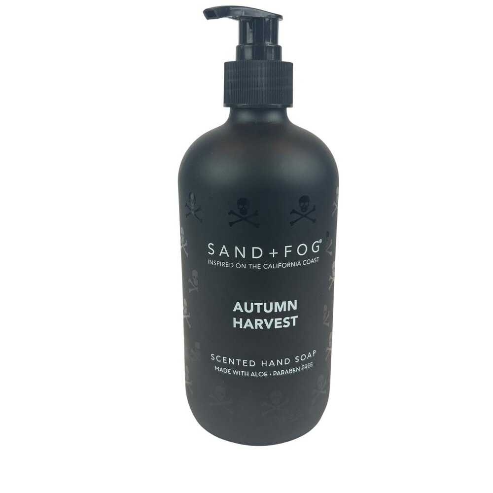 Sand + Fog Autumn Harvest Hand Soap Skull Crossbones Halloween